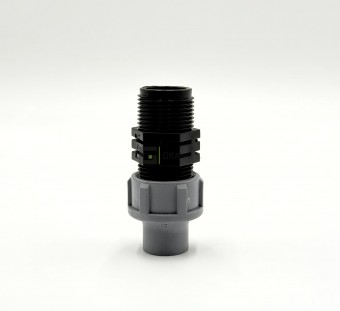 Муфта компрессионная BF-IM-82-75 Lock, 16ммх3/4НР для трубы капельной